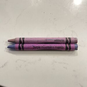 Crayola Crayons Discontinued Vintage Binney Smith x2 Purple Mountain’s Majesty